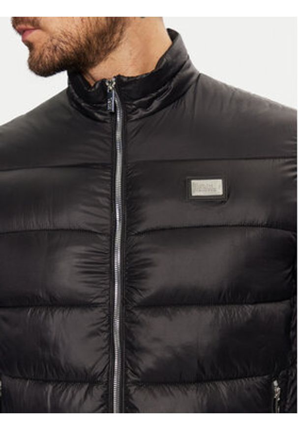 Karl Lagerfeld - KARL LAGERFELD Kurtka zimowa 505090 551590 Czarny Regular Fit. Typ kołnierza: dekolt w karo. Kolor: czarny. Materiał: syntetyk. Sezon: zima