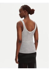 Pinko - PINKO Sweter Noha 105148 A2LO Szary Regular Fit. Kolor: szary. Materiał: wiskoza