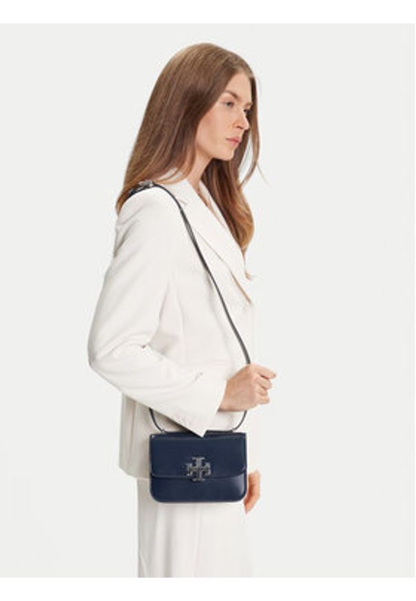 Tory Burch Torebka 164828 Granatowy. Kolor: niebieski. Materiał: skórzane