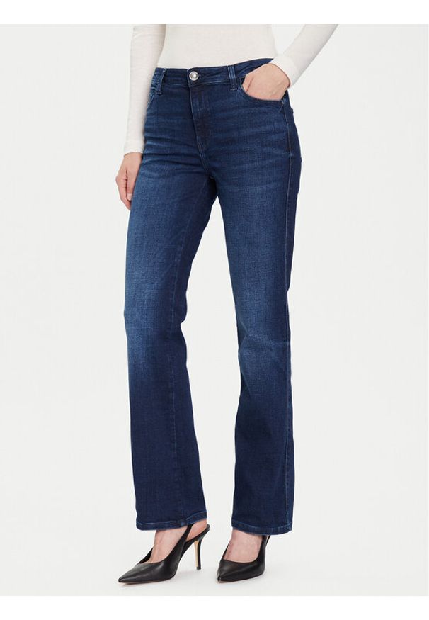 Guess Jeansy W5BA15 D0791 Niebieski Straight Fit. Kolor: niebieski