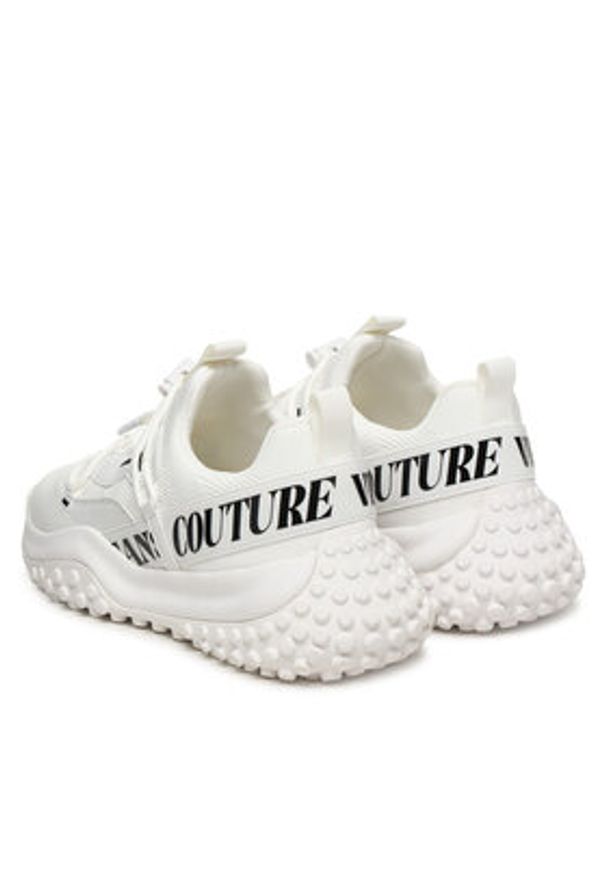 Versace Jeans Couture Sneakersy 80YA3SN2 Biały. Kolor: biały. Materiał: materiał