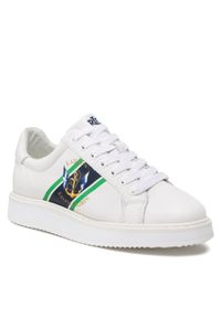 Sneakersy Lauren Ralph Lauren Angeline 4 802891458001 Multi. Kolor: biały. Materiał: skóra