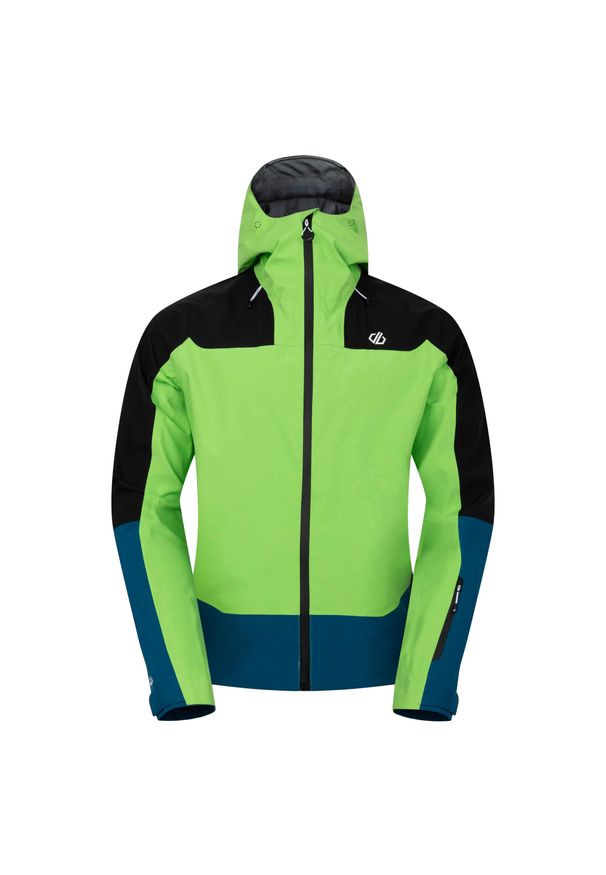 DARE 2B - Męska Kurtka Wodoodporna Roving II. Kolor: niebieski, wielokolorowy, zielony. Sport: turystyka piesza