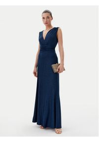 Rinascimento Sukienka wieczorowa CFC0122393003 Granatowy Regular Fit. Kolor: niebieski. Materiał: syntetyk. Styl: wizytowy #5