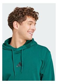 Adidas - adidas Bluza Essentials Feel Cozy JE3841 Zielony Regular Fit. Kolor: zielony. Materiał: syntetyk #3