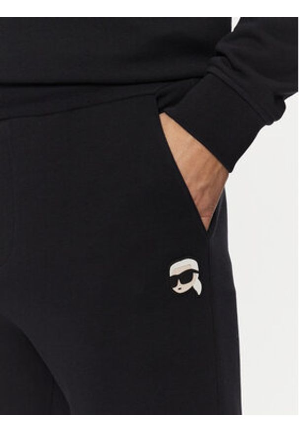 Karl Lagerfeld - KARL LAGERFELD Spodnie dresowe 705713 551900 Granatowy Regular Fit. Kolor: niebieski. Materiał: bawełna