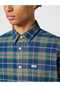 Wrangler - WRANGLER MĘSKA KOSZULA 1 PKT FLANNEL SHIRT DUSTY OLIVE 112356769 W564017359 #5