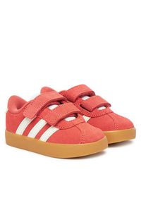 Adidas - adidas Sneakersy VL Court 3.0 Shoes JR2218 Czerwony. Kolor: czerwony. Materiał: zamsz, skóra #7