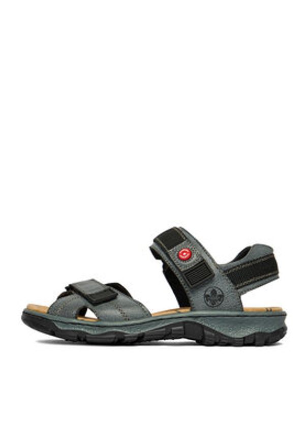 Rieker Sandały CEO-68851-14 Niebieski. Kolor: niebieski. Materiał: skóra