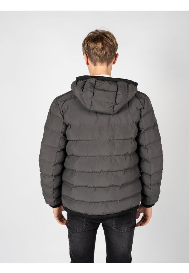 Geox Kurtka "Spherica" | M2629C T2961 | Mężczyzna | Szary. Okazja: na co dzień. Kolor: szary. Materiał: poliester. Styl: elegancki, casual