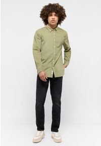 Mustang - Męska Koszula MUSTANG Iowa Oil Green 1015628 6273 #2