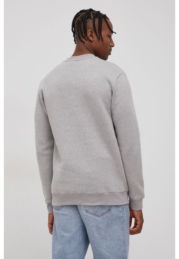 adidas Originals Bluza męska kolor szary melanżowa. Okazja: na co dzień. Kolor: szary. Materiał: bawełna, materiał. Wzór: melanż. Styl: casual