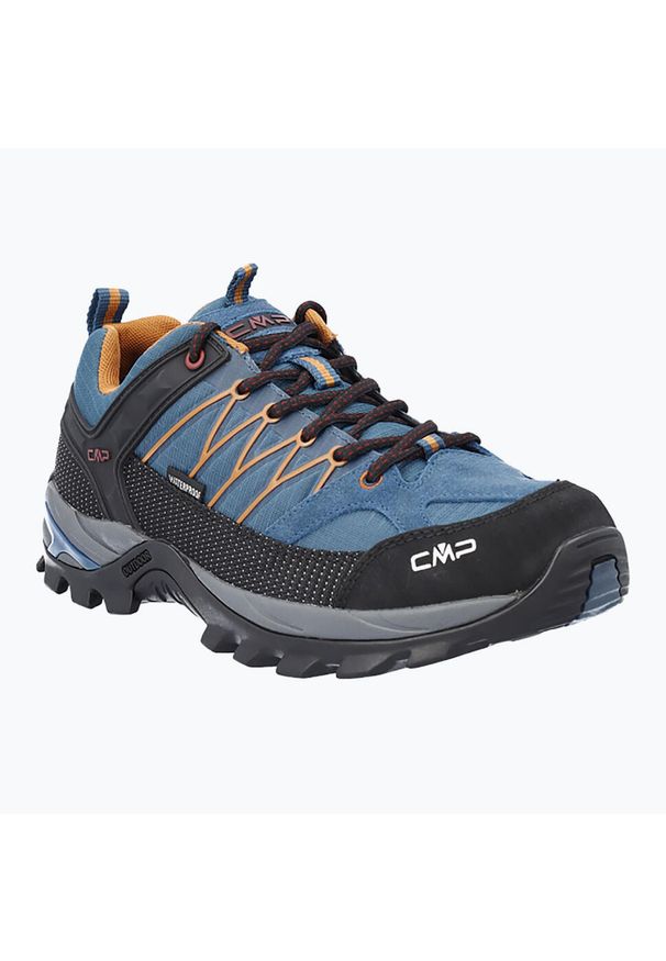 Buty trekkingowe męskie CMP Rigel Low Wp. Kolor: niebieski. Materiał: materiał, syntetyk. Szerokość cholewki: normalna