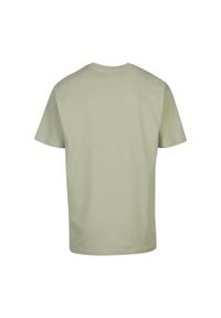 BUILD YOUR BRAND - Ponadwymiarowa Koszulka Dla Dorosłych Unisex Heavyweight. Kolor: zielony