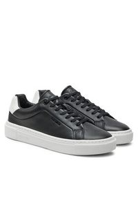 Calvin Klein Sneakersy Cupsole Lace Up W/Ml Lth HW0HW02201 Czarny. Kolor: czarny. Materiał: skóra