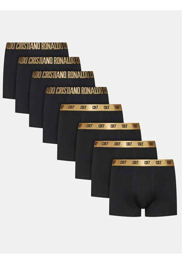 Cristiano Ronaldo CR7 Komplet 8 par bokserek Basic 8109-49-2531 Czarny. Kolor: czarny. Materiał: bawełna