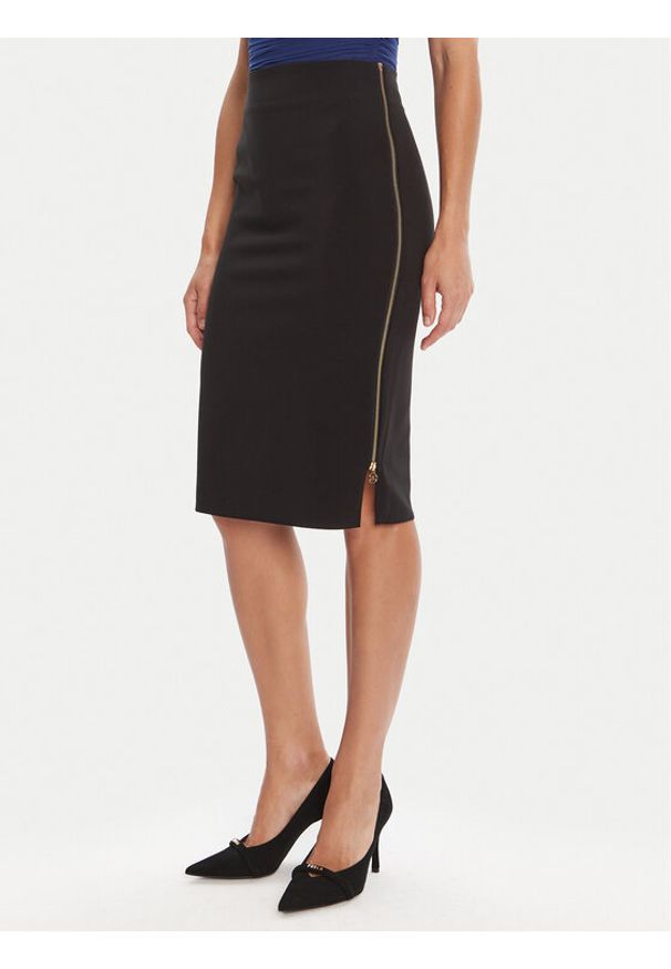 Rinascimento Spódnica ołówkowa CFC0125230003 Czarny Slim Fit. Kolor: czarny. Materiał: syntetyk