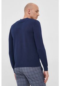 Liu Jo sweter bawełniany M122P202GIROENTRY męski kolor granatowy lekki. Kolor: niebieski. Materiał: bawełna. Długość rękawa: długi rękaw. Długość: długie #5