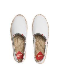 Love Moschino - LOVE MOSCHINO Espadryle JA10323G1GIA0100 Biały. Kolor: biały. Materiał: materiał #6