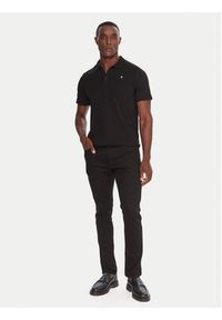 Karl Lagerfeld - KARL LAGERFELD Polo 745022 554235 Czarny Regular Fit. Typ kołnierza: polo. Kolor: czarny. Materiał: bawełna #3