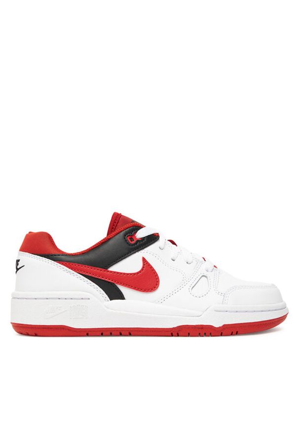 Nike Sneakersy Full Force Lo (Gs) FV5929 100 Biały. Kolor: biały. Materiał: skóra