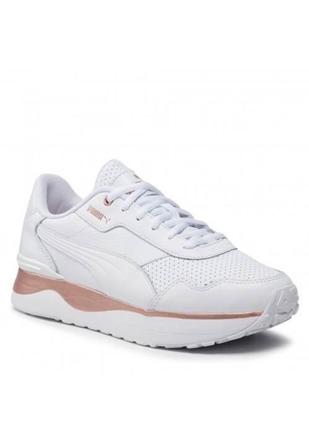 Buty do chodzenia damskie Puma R78 Voyage Premium. Zapięcie: sznurówki. Kolor: biały. Materiał: tkanina, syntetyk, materiał. Szerokość cholewki: normalna. Sport: turystyka piesza