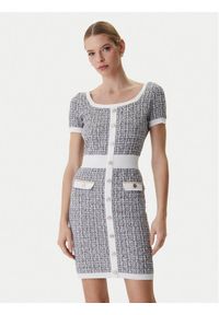 Guess Sukienka dzianinowa W6RK42 Z0361 Szary Regular Fit. Kolor: szary. Materiał: bawełna #1