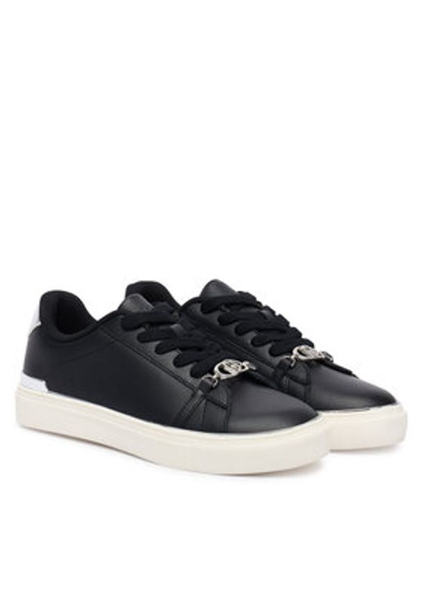 Liu Jo Sneakersy Kiki 01 BF5063 EX323 Czarny. Kolor: czarny. Materiał: skóra