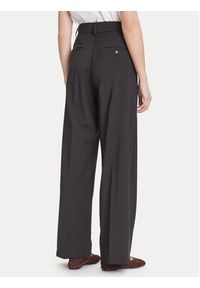 Weekend Max Mara Spodnie materiałowe Visivo 2525136031 Czarny Regular Fit. Kolor: czarny. Materiał: wełna
