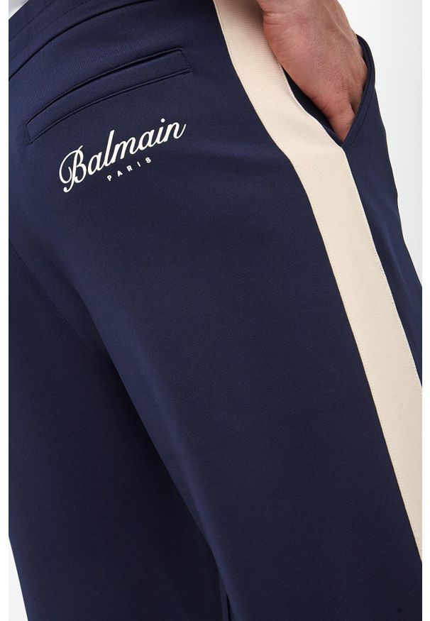 Balmain - Spodnie męskie dresowe BALMAIN. Materiał: dresówka