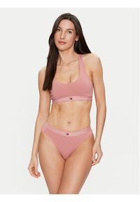 TOMMY HILFIGER - Tommy Hilfiger Biustonosz top UW0UW04143 Różowy. Kolor: różowy. Materiał: bawełna #6