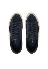 TOMMY HILFIGER - Tommy Hilfiger Sneakersy Vulc Street Low FM0FM05458 Granatowy. Kolor: niebieski. Materiał: skóra #6