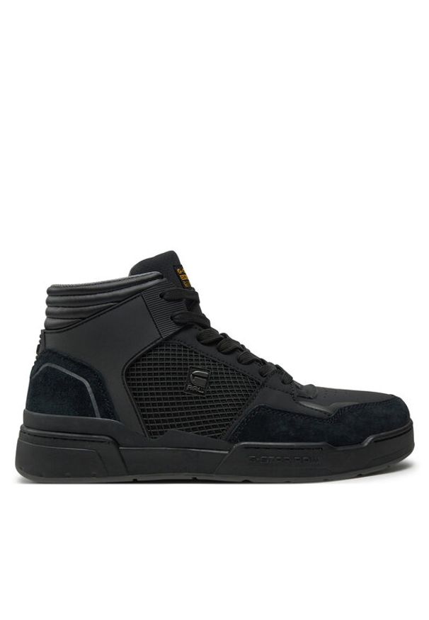 G-Star RAW - G-Star Raw Sneakersy Attacc Cup Mid M D25768 Czarny. Kolor: czarny. Materiał: skóra