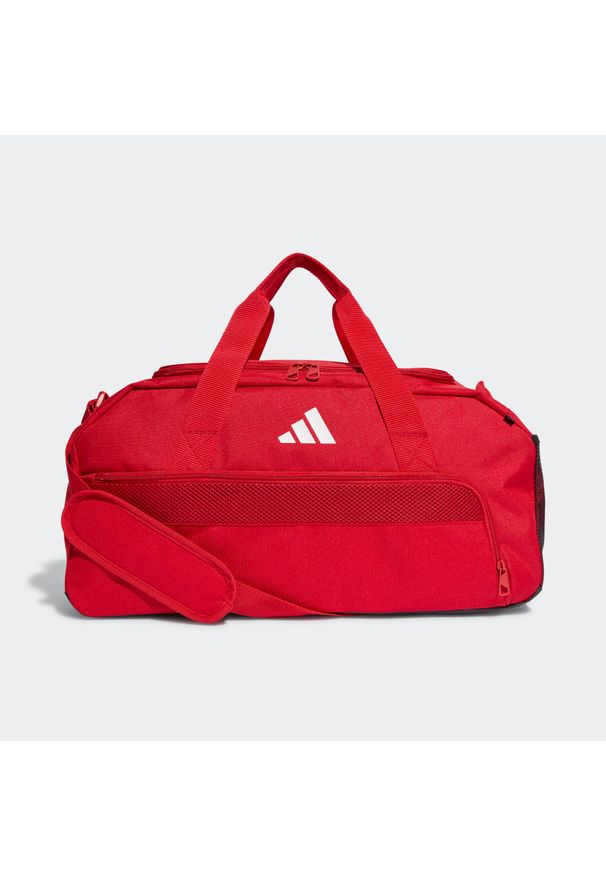 Adidas - Tiro League Duffel Bag Small. Kolor: czerwony, biały, wielokolorowy, czarny. Materiał: materiał. Sport: fitness