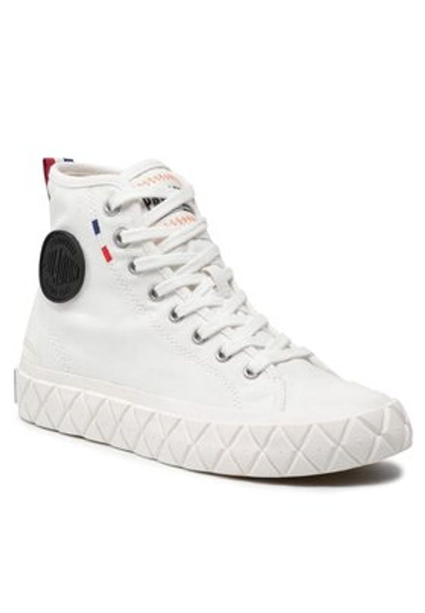 Palladium Trampki Ace Cvs Mid U 77015-116-M Biały. Kolor: biały. Materiał: materiał