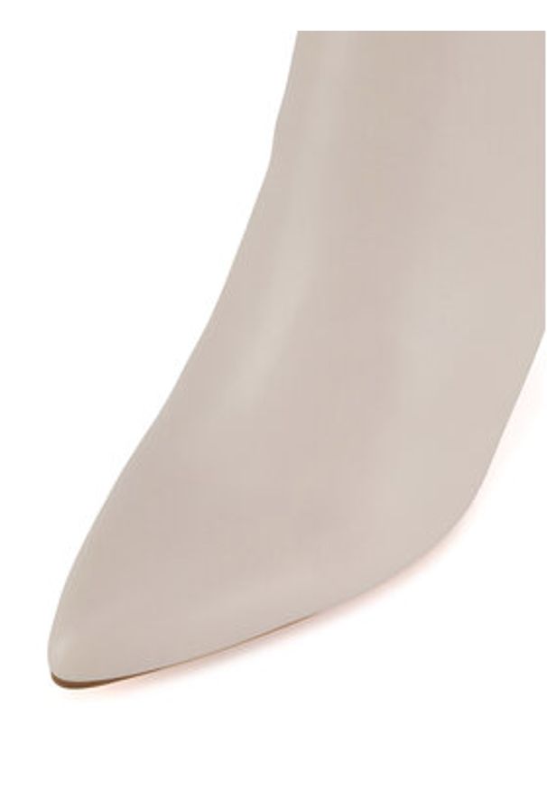 DeeZee Botki WYL3588-10 Beżowy. Kolor: beżowy. Materiał: materiał