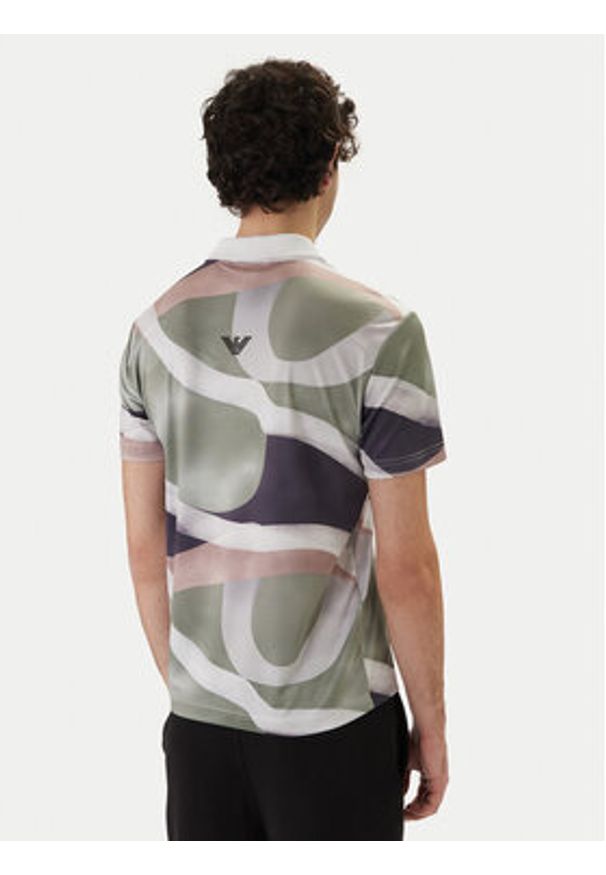 EA7 Emporio Armani Polo 7M001532 AF22175 F7077 Zielony Regular Fit. Typ kołnierza: polo. Kolor: zielony. Materiał: syntetyk