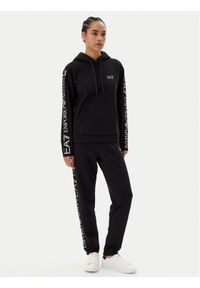 EA7 Emporio Armani Dres 7W000116 AF10443 MC004 Czarny Regular Fit. Kolor: czarny. Materiał: syntetyk