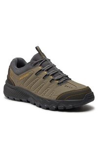 skechers - Skechers Trekkingi Dynamite At 237615 Zielony. Kolor: zielony. Materiał: skóra, nubuk. Sport: turystyka piesza #6