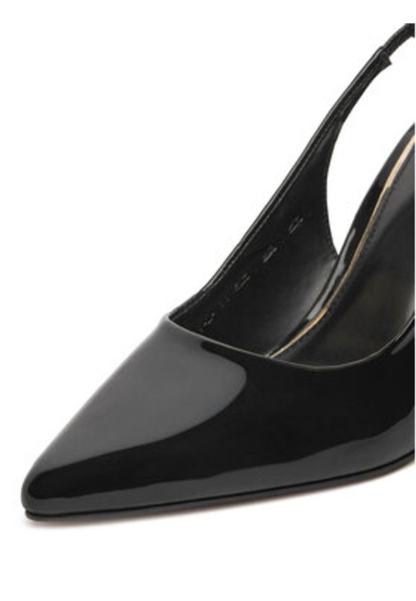 Nine West Sandały CD23029-2 Czarny. Kolor: czarny. Materiał: materiał, syntetyk
