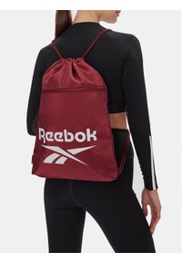 Reebok Plecak RBK-B-044-CCC Bordowy. Kolor: czerwony. Materiał: materiał #1