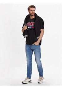 Tommy Jeans T-Shirt DM0DM16407 Czarny Relaxed Fit. Kolor: czarny. Materiał: bawełna #4