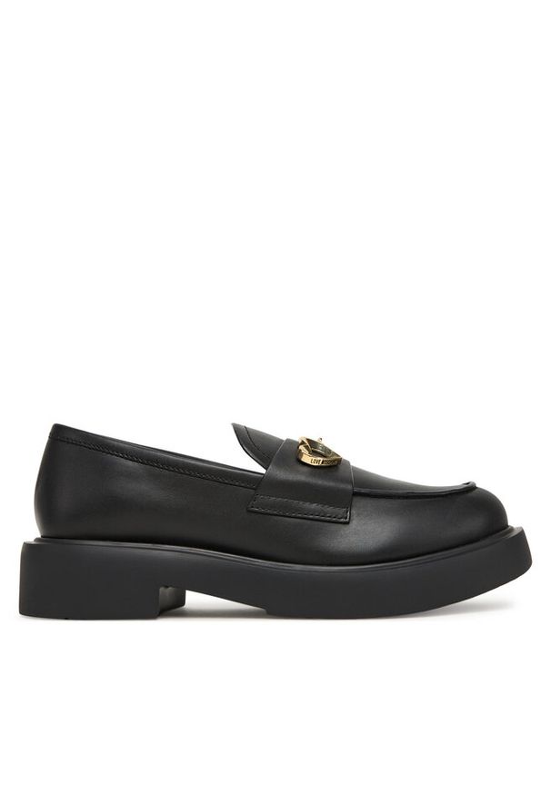 Love Moschino - Loafersy LOVE MOSCHINO. Kolor: czarny