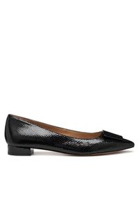 Geox Baleriny D Giselda15 D56YUA 0KYHH C9999 Czarny. Kolor: czarny. Materiał: skóra