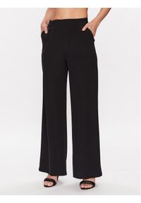Kontatto Spodnie materiałowe NO7028 Czarny Relaxed Fit. Kolor: czarny. Materiał: syntetyk #1