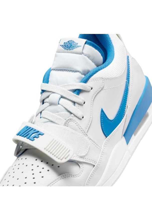 Nike Jordan Air Jordan Legacy 312 Low Sneakersy męskie. Okazja: na co dzień. Zapięcie: pasek. Kolor: biały. Materiał: skóra, materiał, syntetyk. Szerokość cholewki: normalna. Sezon: lato. Model: Nike Air Jordan. Sport: koszykówka