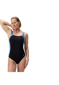 Strój kąpielowy damski Speedo Lunalustre. Kolor: czarny. Materiał: materiał #1