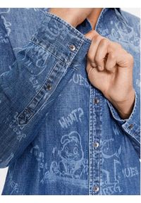 Guess Koszula jeansowa M3BH12 D4U80 Niebieski Regular Fit. Kolor: niebieski. Materiał: bawełna #3