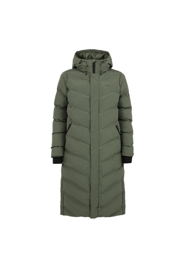 Parka dla kobiet Protest Banksos. Kolor: zielony. Długość: długie. Sezon: zima. Styl: elegancki