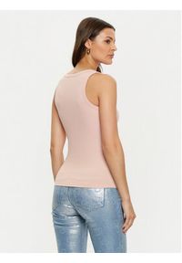 Guess Top V4YP06 K8RT2 Różowy Regular Fit. Kolor: różowy. Materiał: wiskoza #3